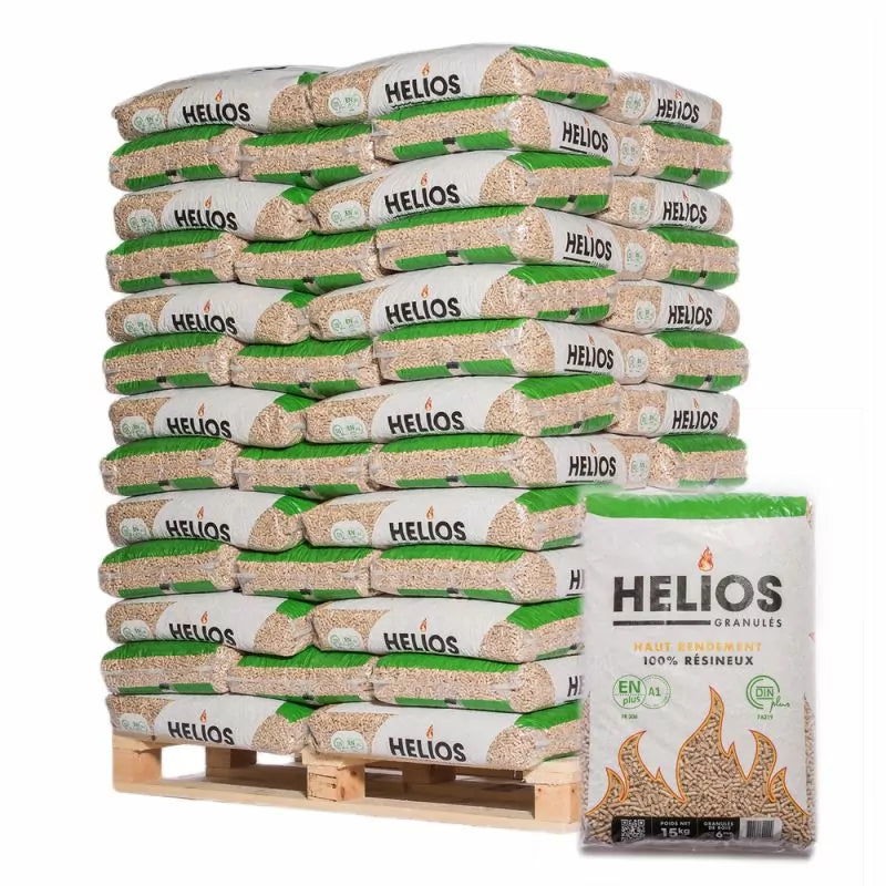 Pellets Helios - Palete com 65 sacos de 15 kg